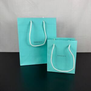 Tiffany & Co. Lot of Two Shopping Bags